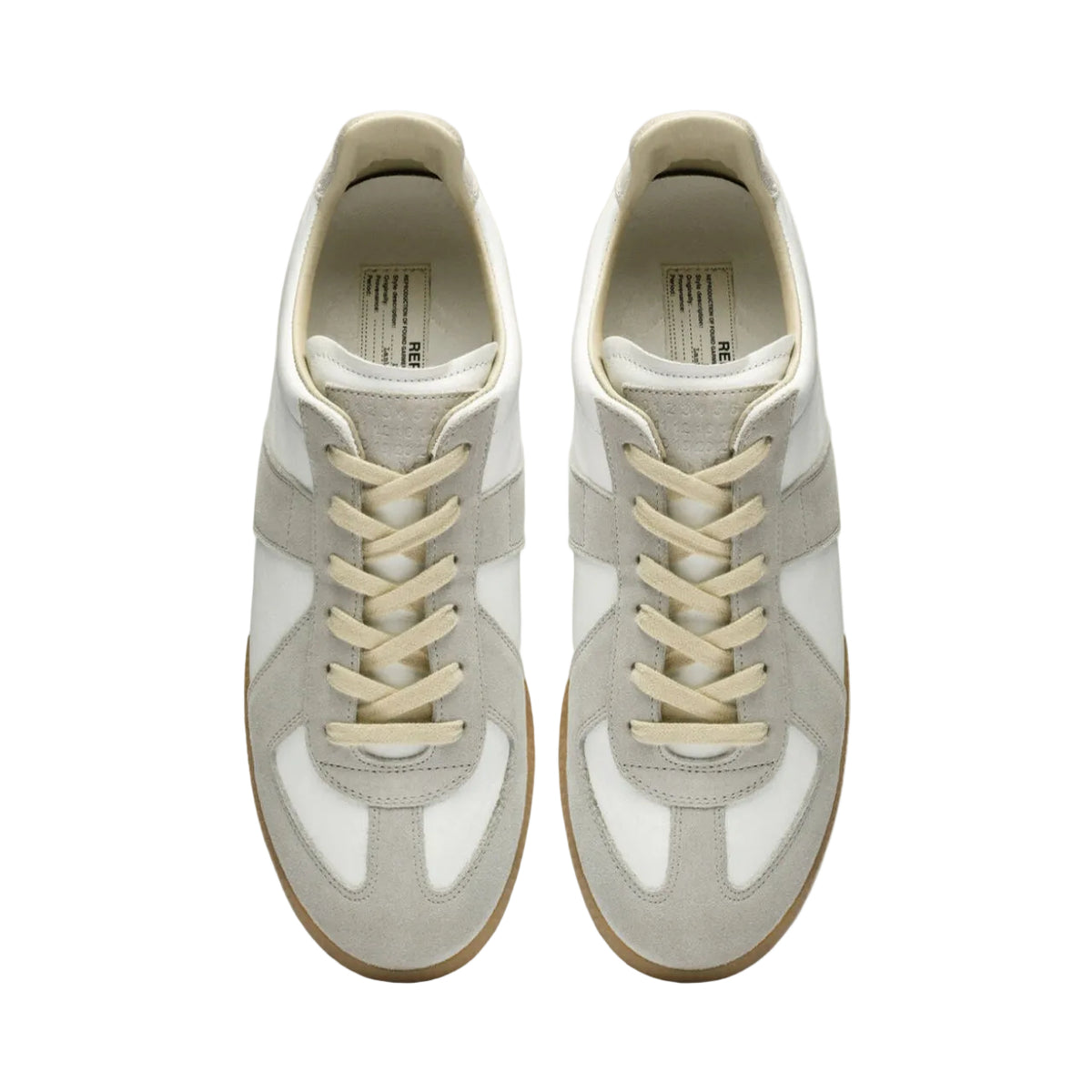 Maison Margiela - Replica leather and suede sneakers