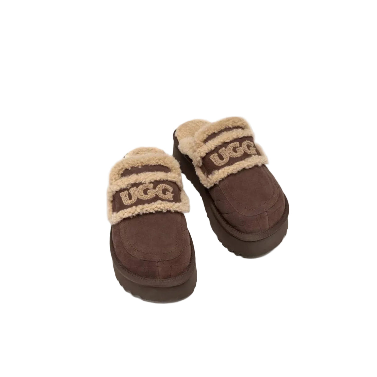 Ugg Violet Shearling Platform Slipper