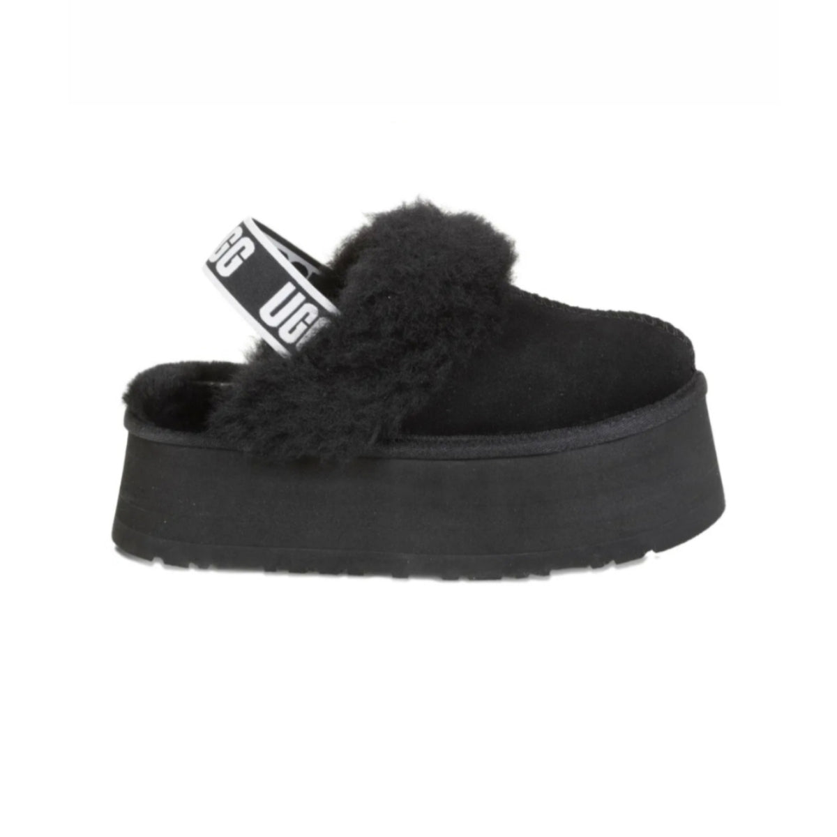 UGG Wmns Funkette Slipper Black'