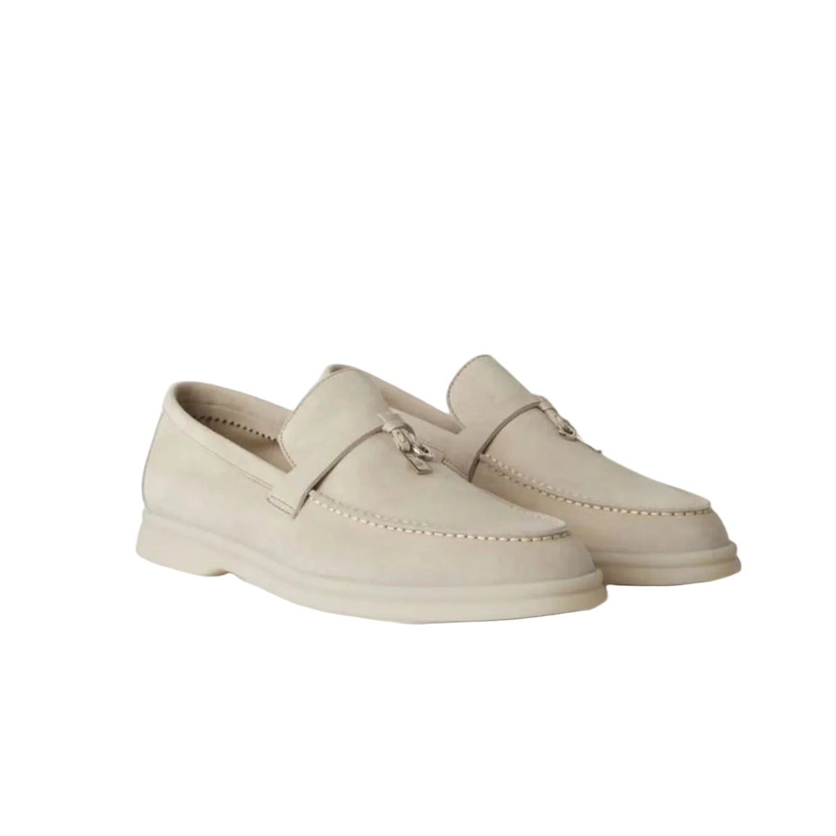Loro piana summer Walk suede loafers