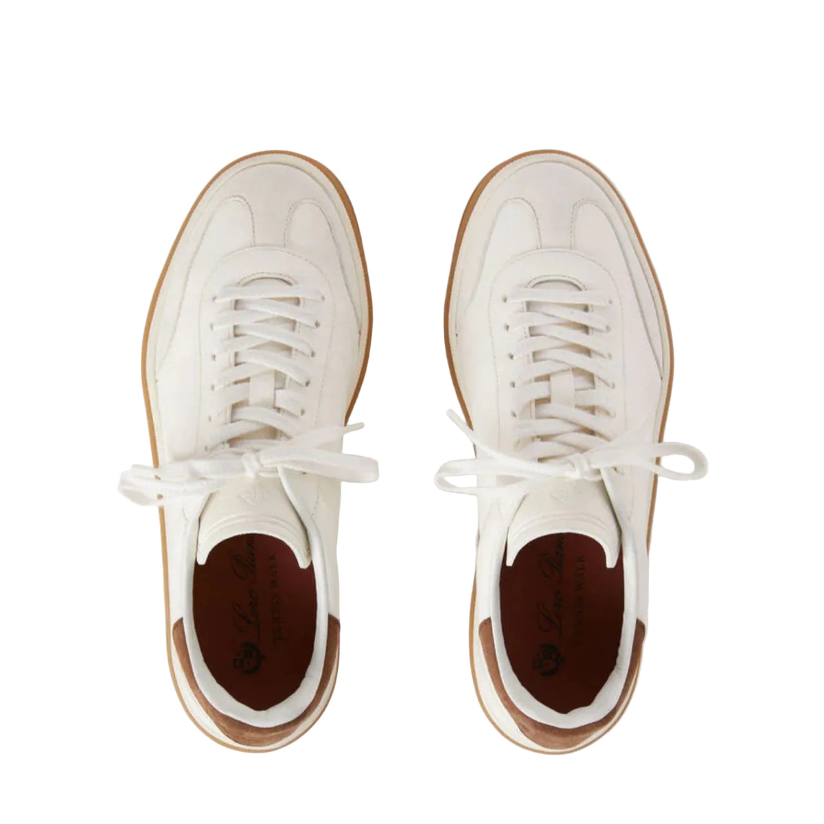 Loro Piana
Tennis Walk suede-trimmed leather sneakers