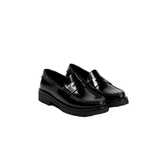Saint Laurent - Le Loafer leather penny loafers