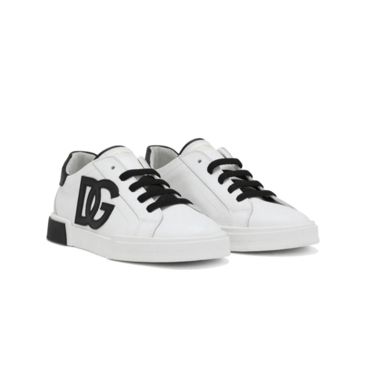 Dolce and Gabbana Portofino vintage calfskin sneakers