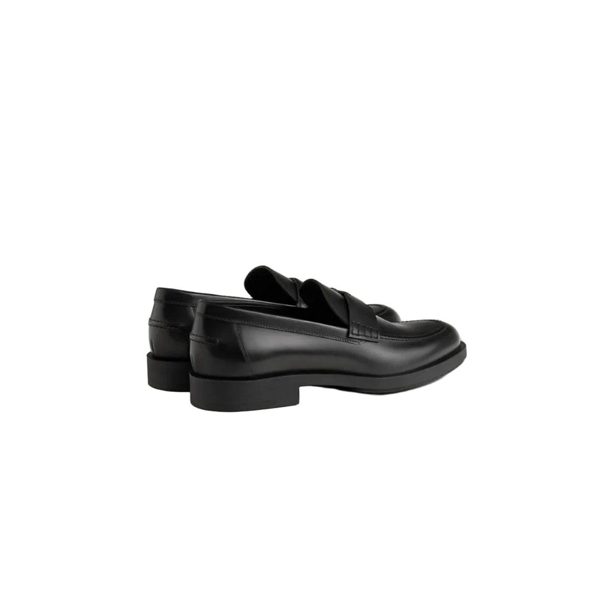 Hermes leather loafers