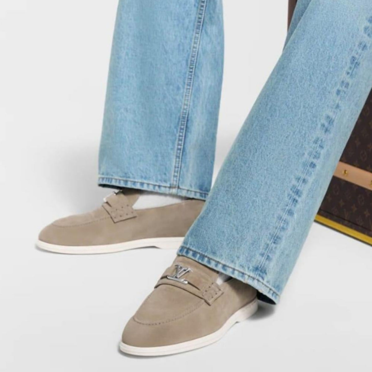Louis Vuitton LV Estate Loafer beige