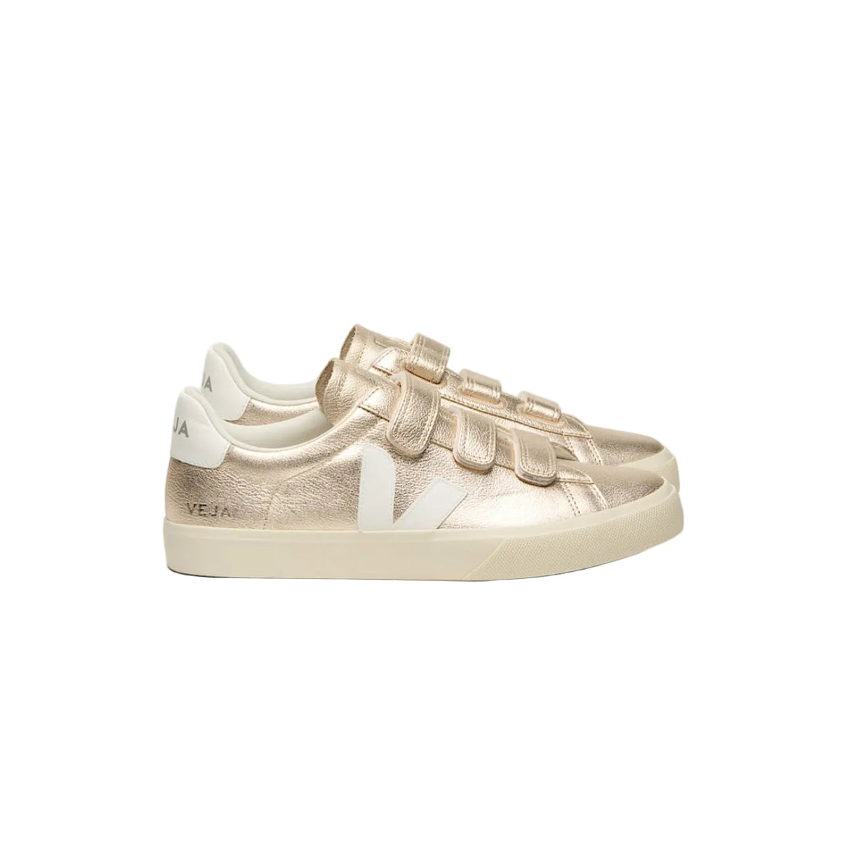 veja RECIFE LEATHER PLATINE WHITE