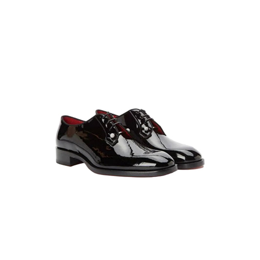 Christian Louboutin Chambeliss patent leather Derby shoes