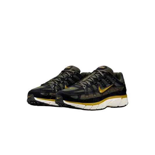 Nike P-6000 SE sneakers in the black, sequoia, and ochre colorway,
