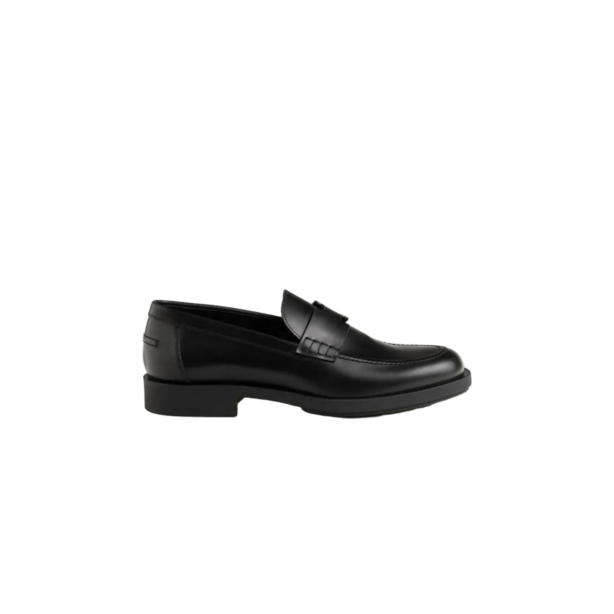 Hermes leather loafers