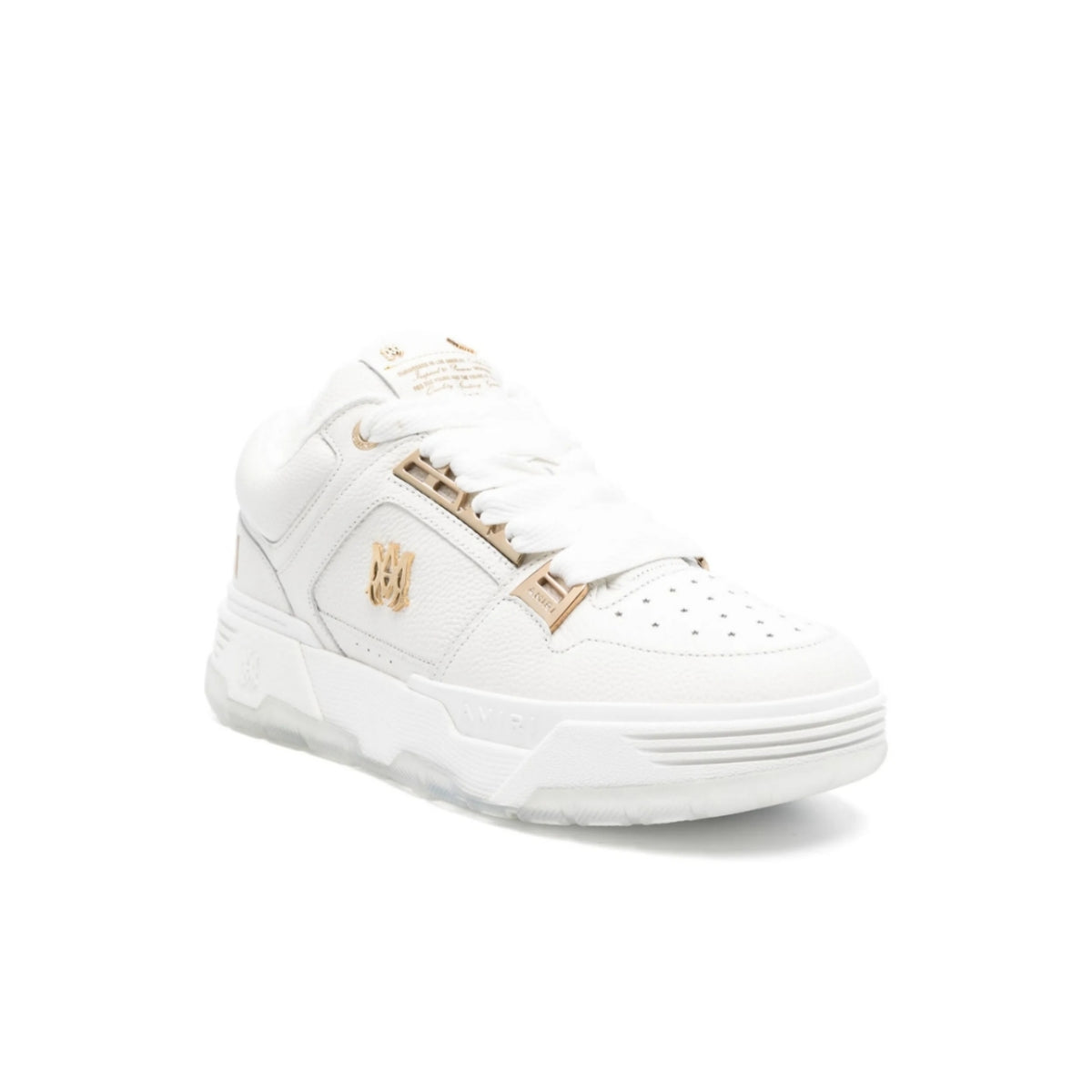AMIRI White Metallic MA-1 Sneakers