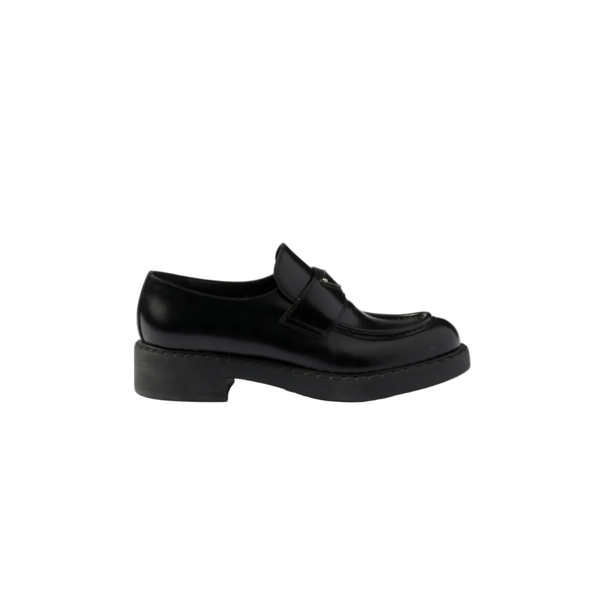 Prada logo_plaque loafers