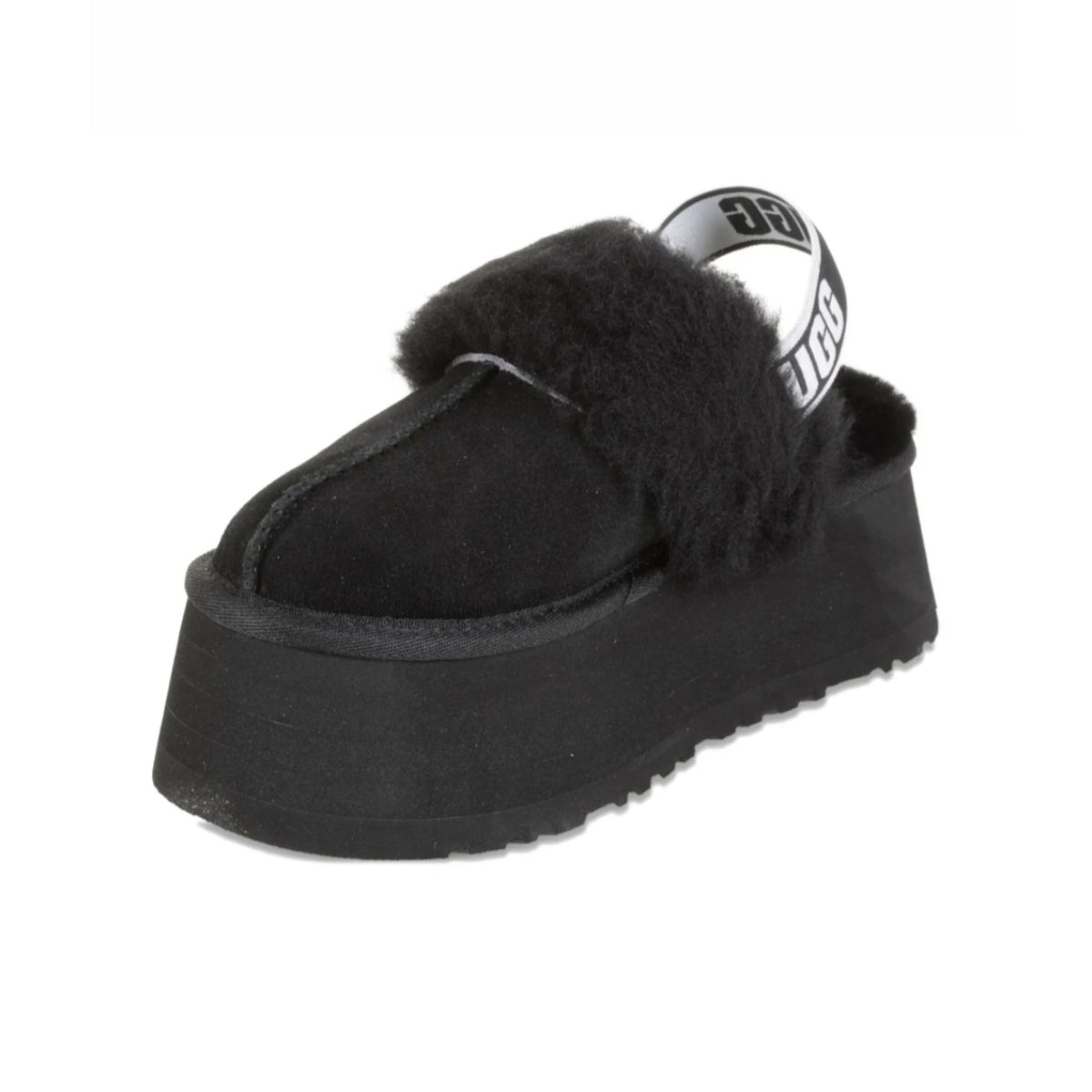 UGG Wmns Funkette Slipper Black'