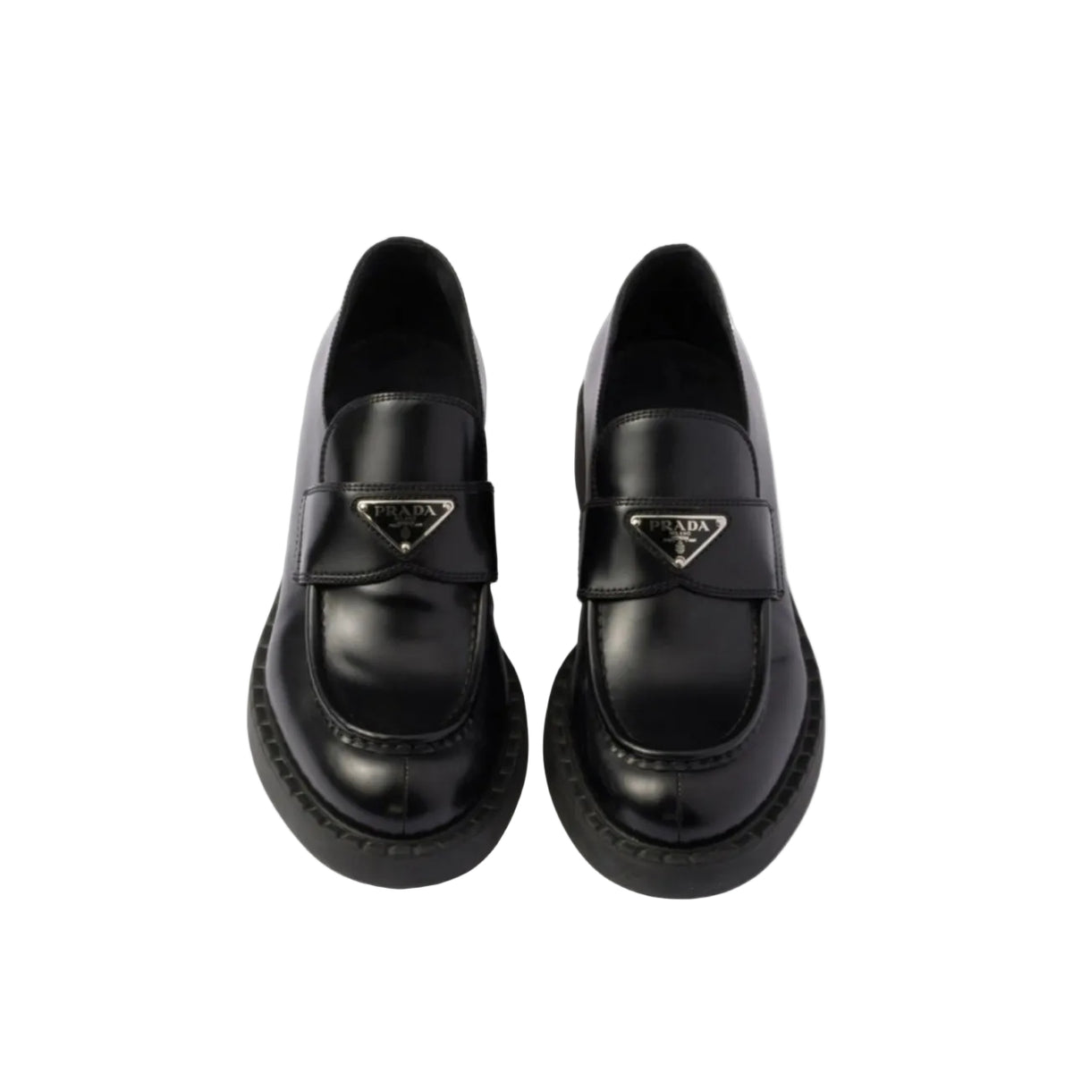 Prada logo_plaque loafers