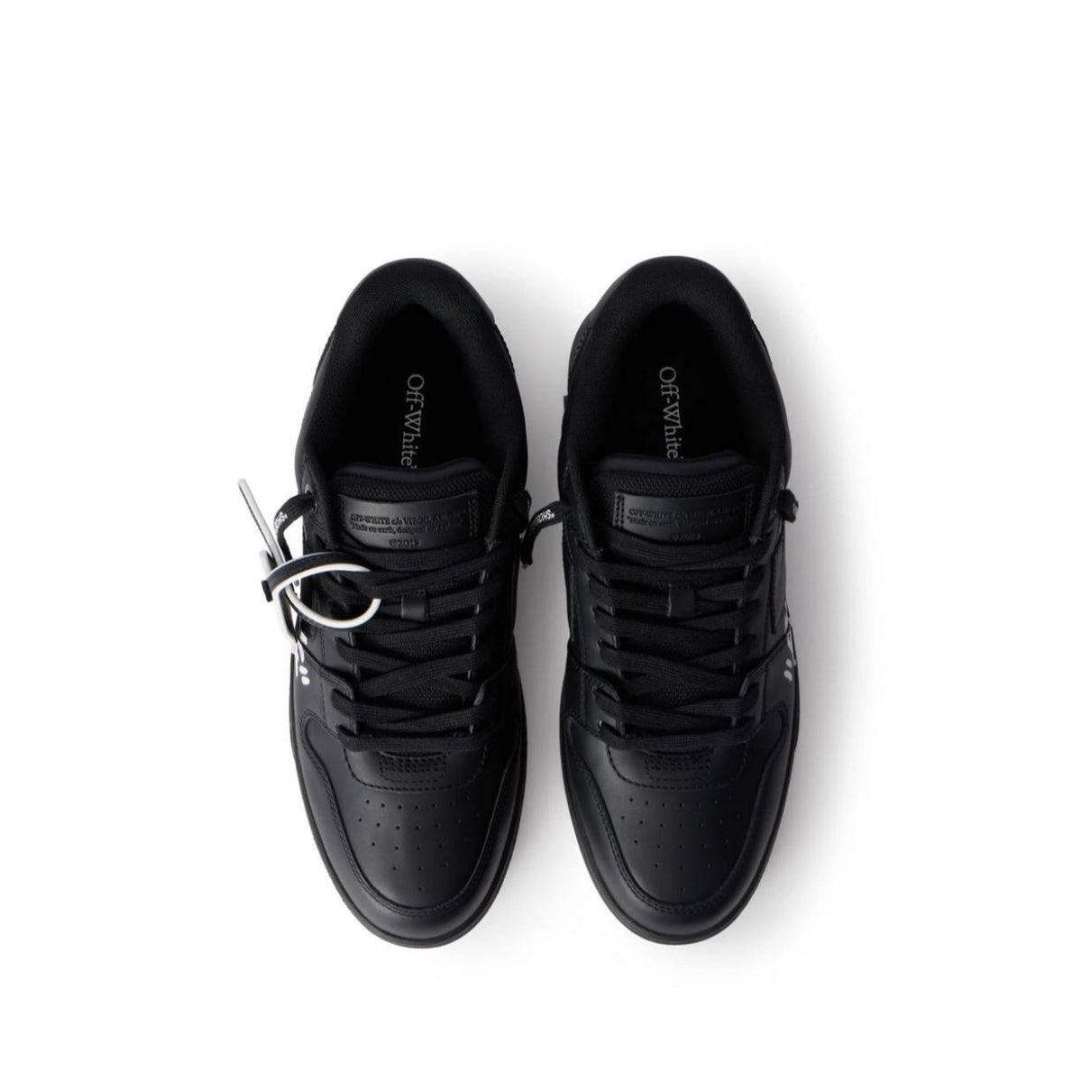 Off-White Black Out Of Office "For Walking" Sneakers