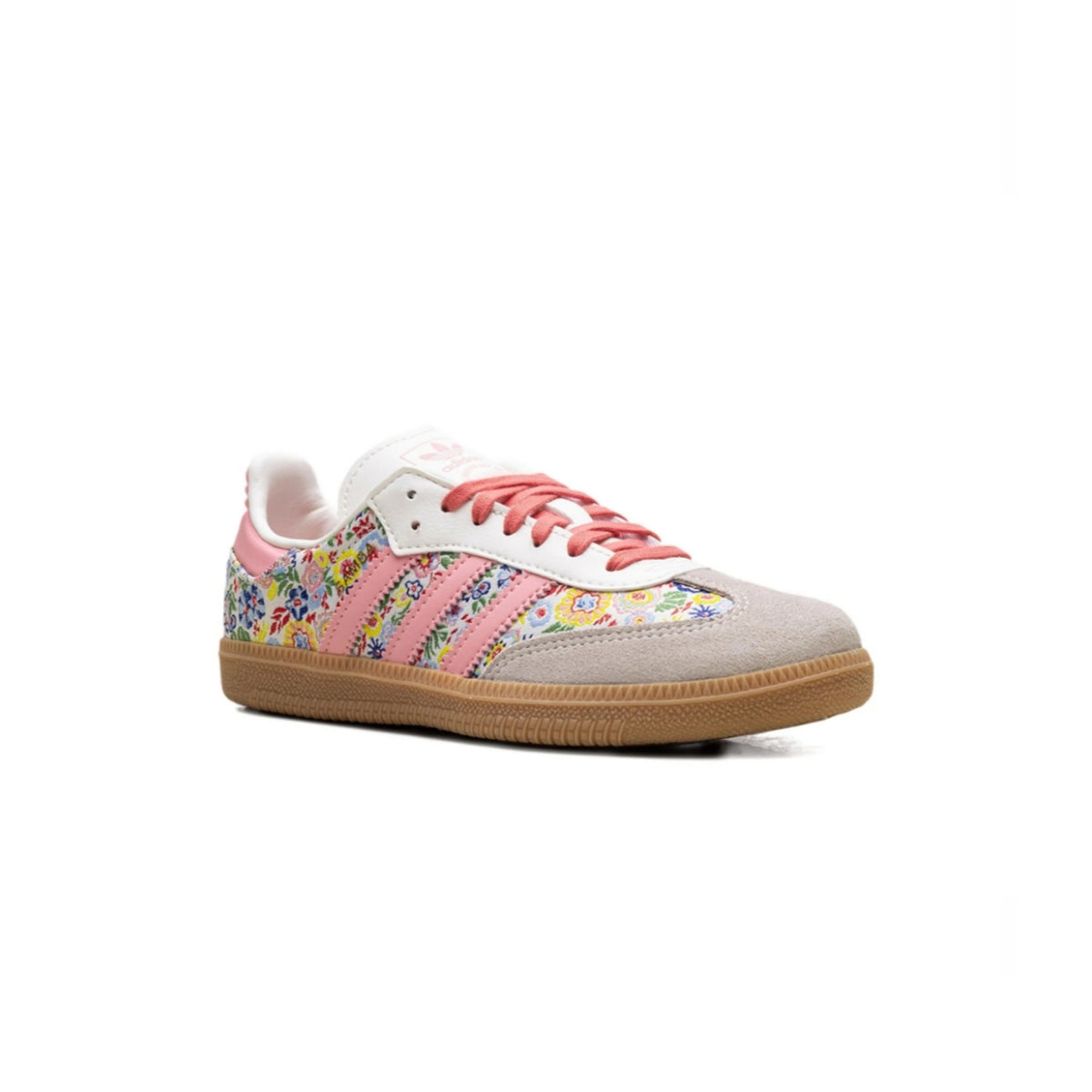 adidas Samba OG Sneaker "Multicolor/Beige/Pink/Gum" Liberty London