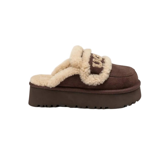 Ugg Violet Shearling Platform Slipper