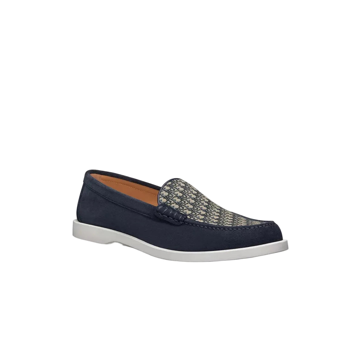 Dior Granville Loafer
Navy Blue Suede with Beige and Black Dior Oblique Jacquard
