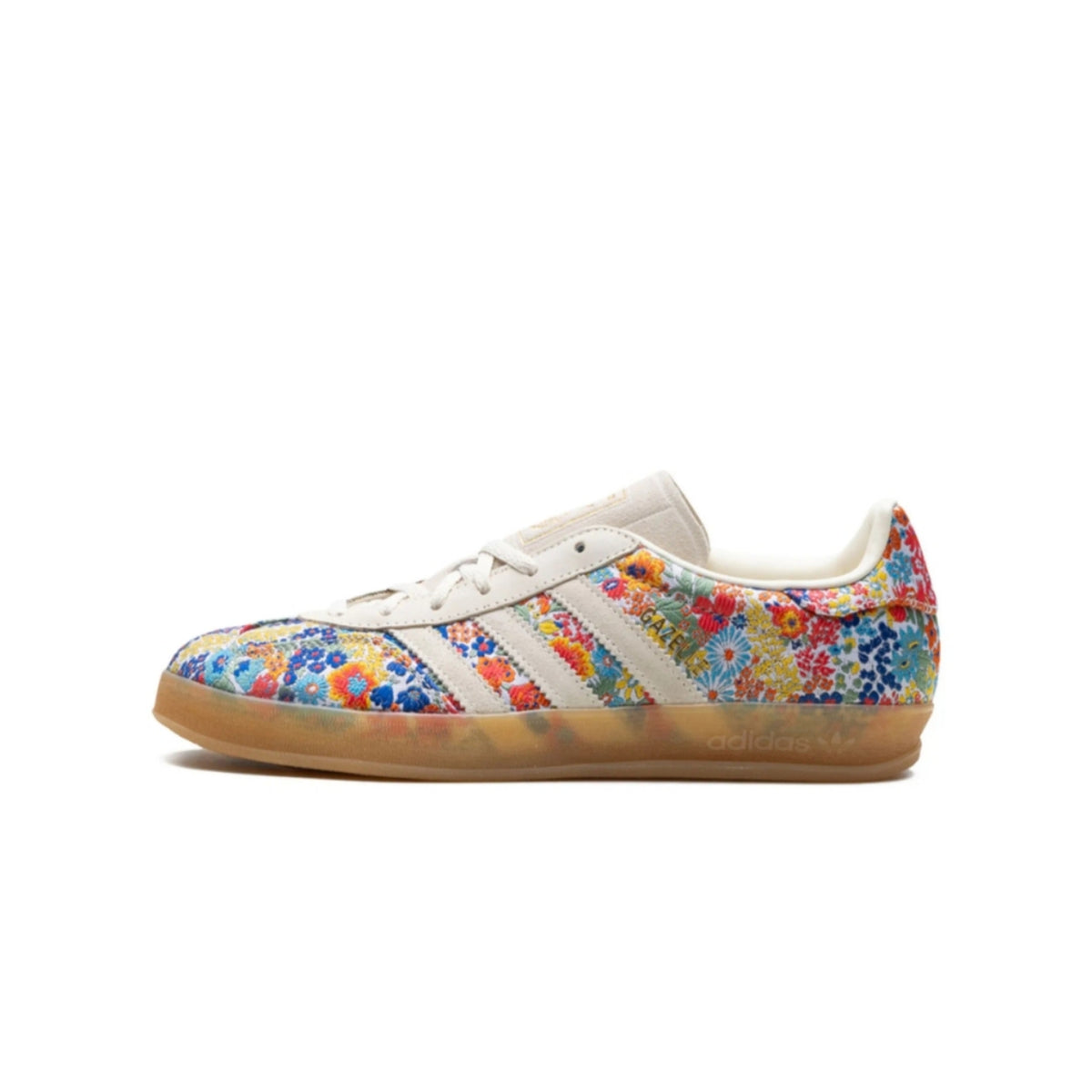 adidas Women's White X Liberty London Floral Embroidery Sneakers