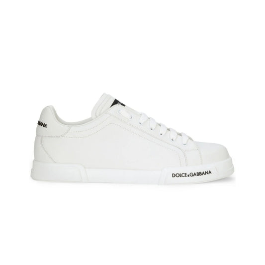 Dolce and Gabbana platform logo-detail sneakers white