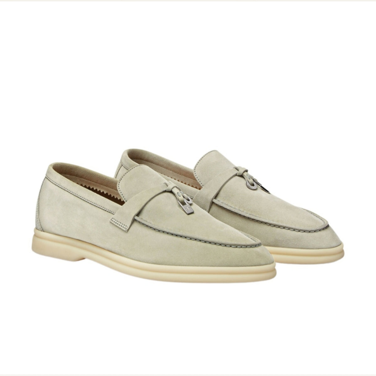 Loro piana summer Walk suede loafers