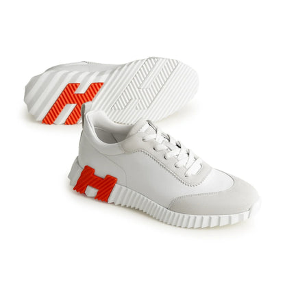 Hermes Bouncing sneaker white/orange