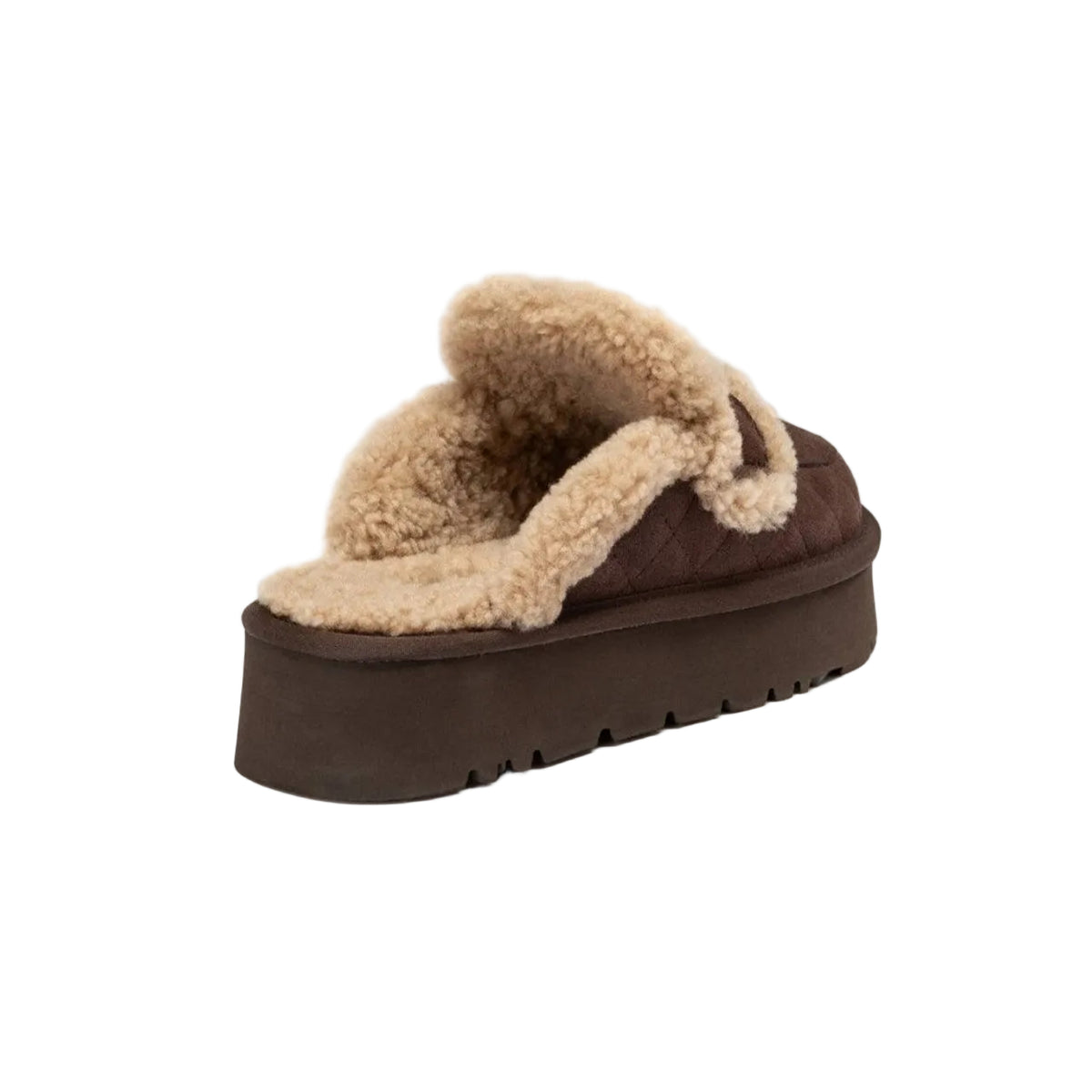 Ugg Violet Shearling Platform Slipper