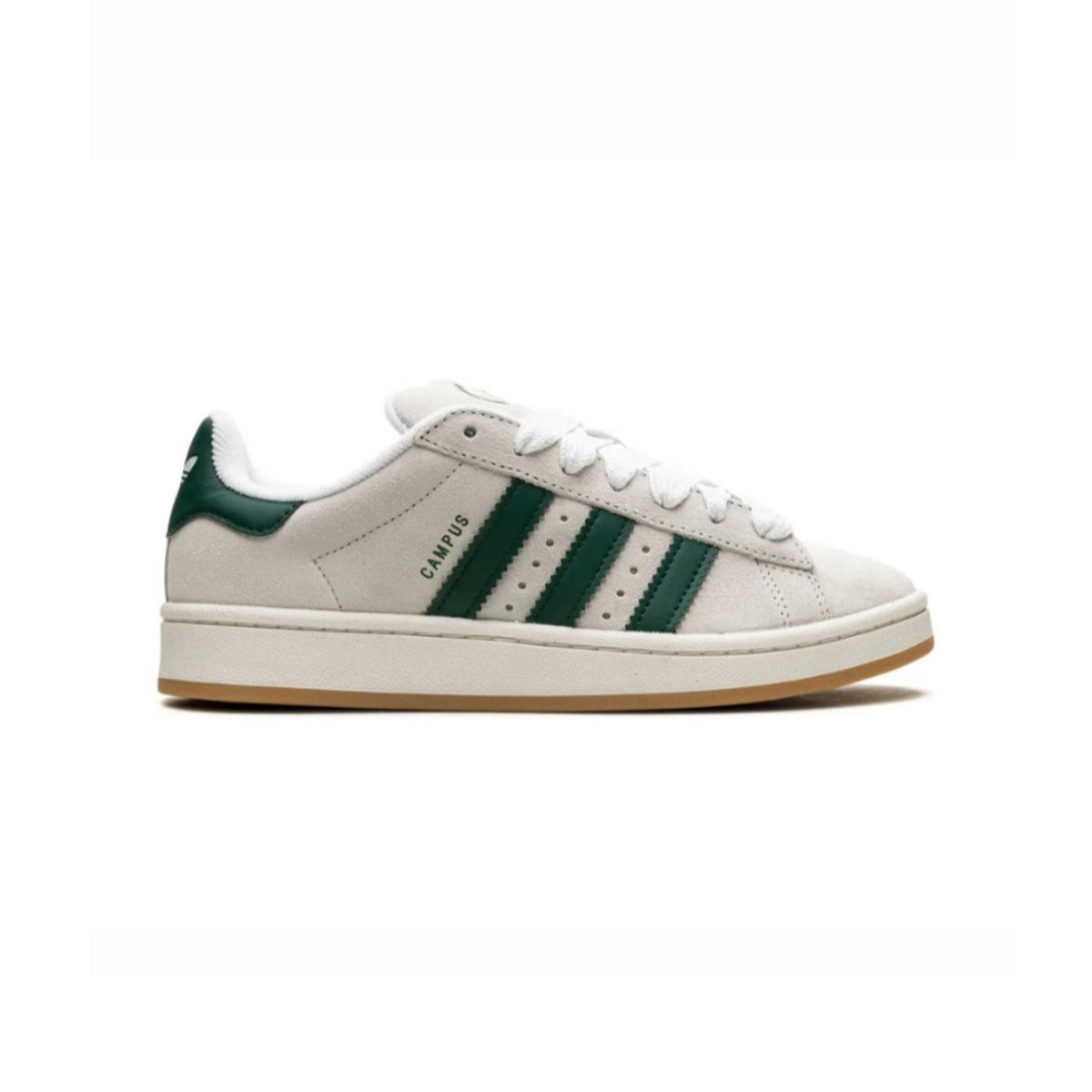 adidas campus crystal white collegiate green