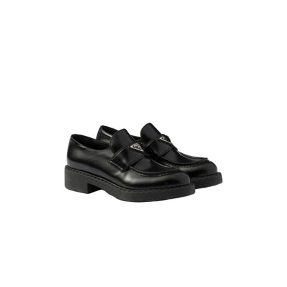 Prada logo_plaque loafers