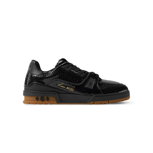 Louis Vuitton LV Trainer Denim Noir Sneakers