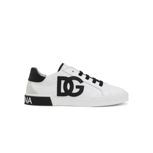 Dolce and Gabbana Portofino vintage calfskin sneakers
