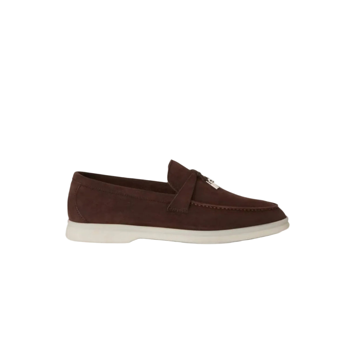 Loro piana summer Walk suede loafers Brown