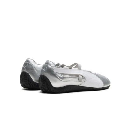 puma speedcat ballet metallic silver