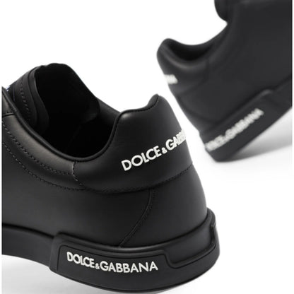 Dolce and Gabbana platform logo-detail sneakers Black
