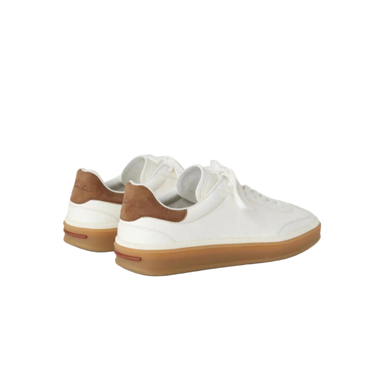 Loro Piana
Tennis Walk suede-trimmed leather sneakers