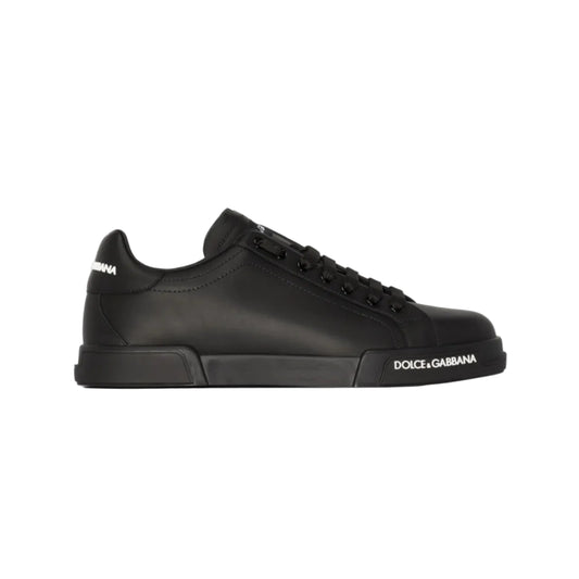 Dolce and Gabbana platform logo-detail sneakers Black