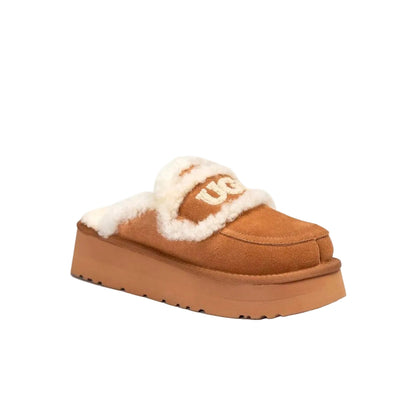 Ugg Violet Shearling Platform Slipper