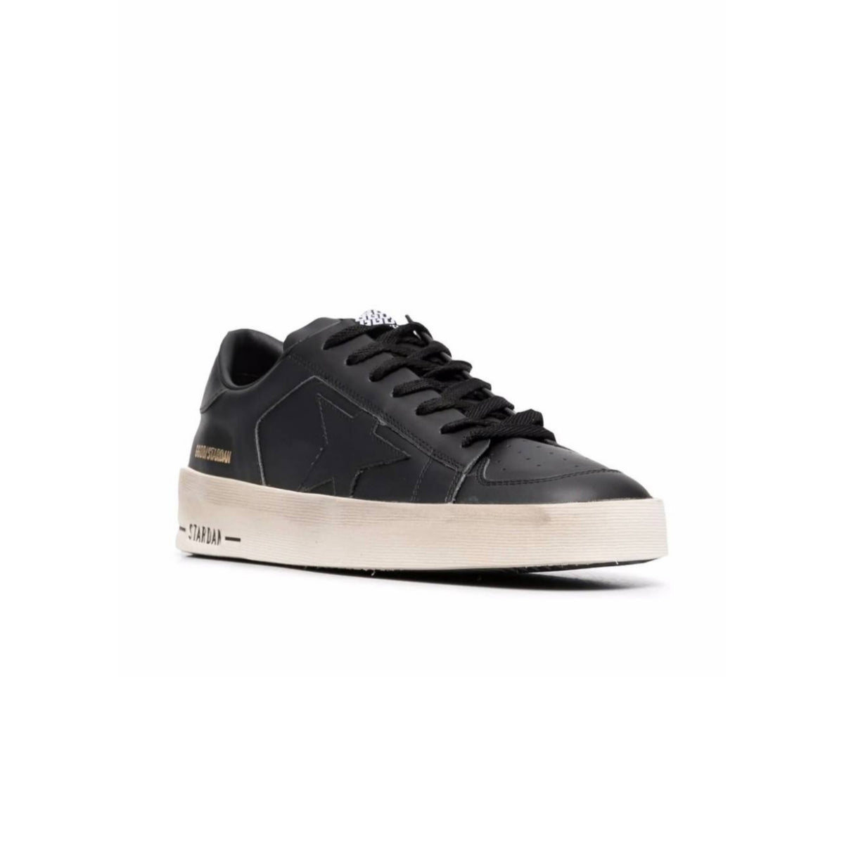 Golden goose Stardan in total Black leather