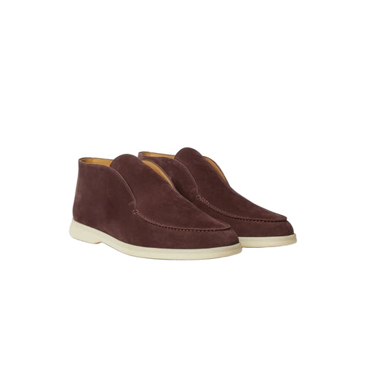 Loro piana Men's Open Walk Suede Boots