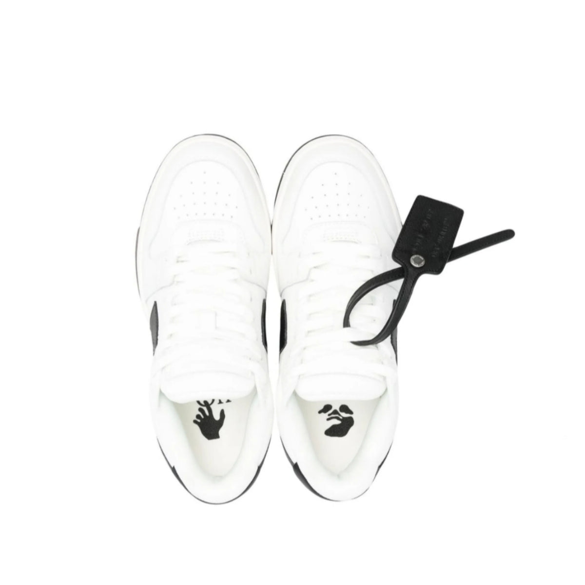 Off - White out of office ooo lowtops " White Black FW32"