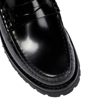Saint Laurent - Le Loafer leather penny loafers