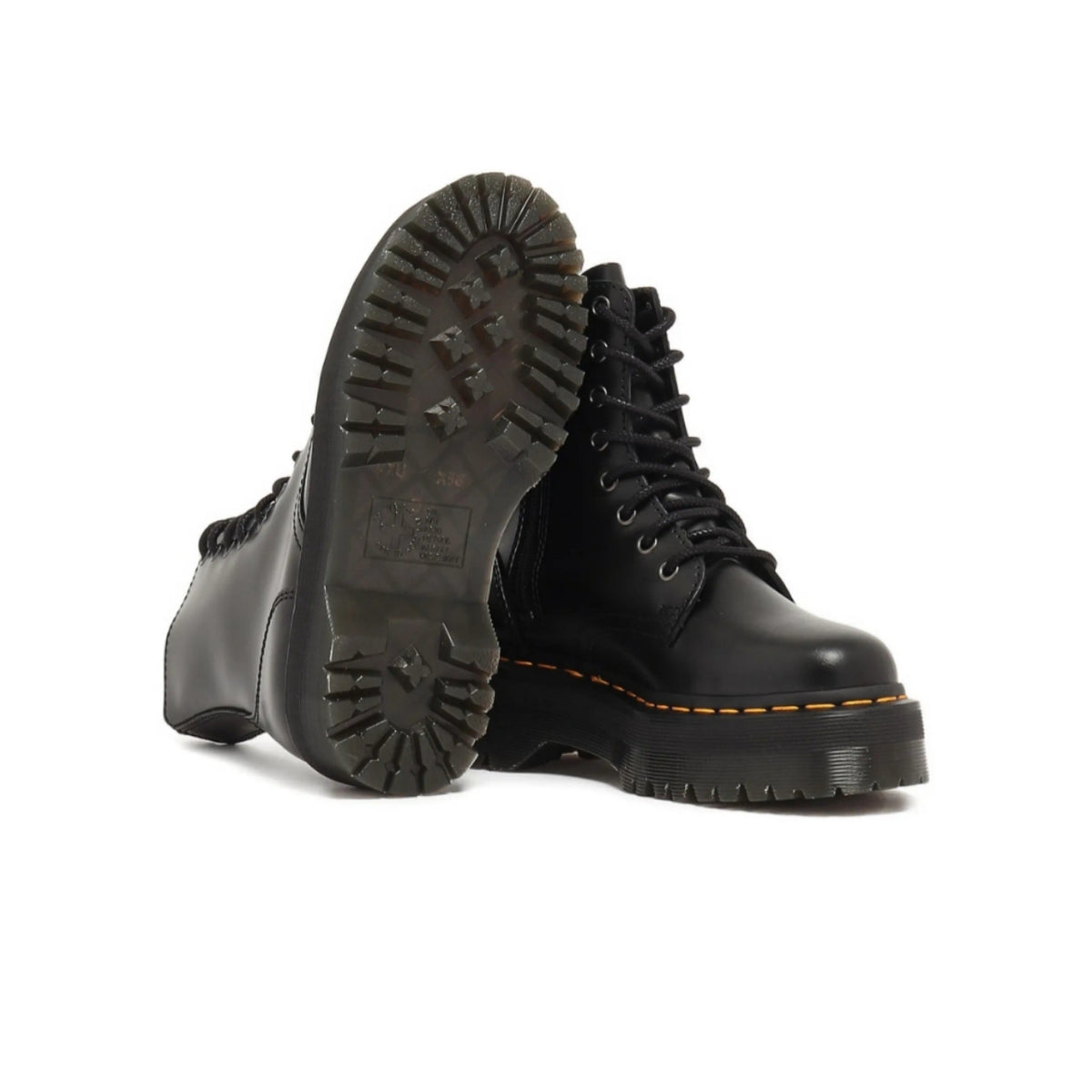 Dr.Martens Black Polished Smoot