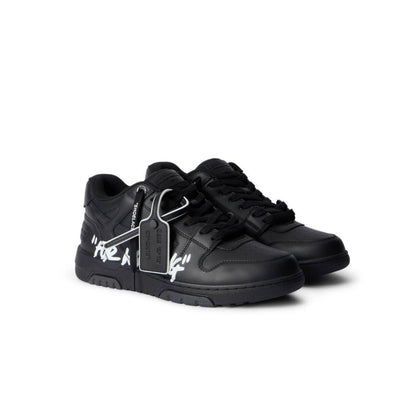 Off-White Black Out Of Office "For Walking" Sneakers