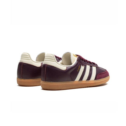 adidas samba Og maroon core white gold metallic