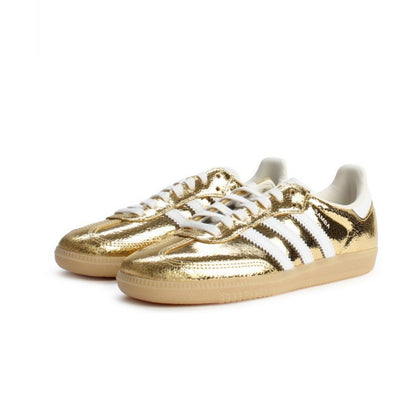 adidas Samba OG Gold Metallic Cracked Leather