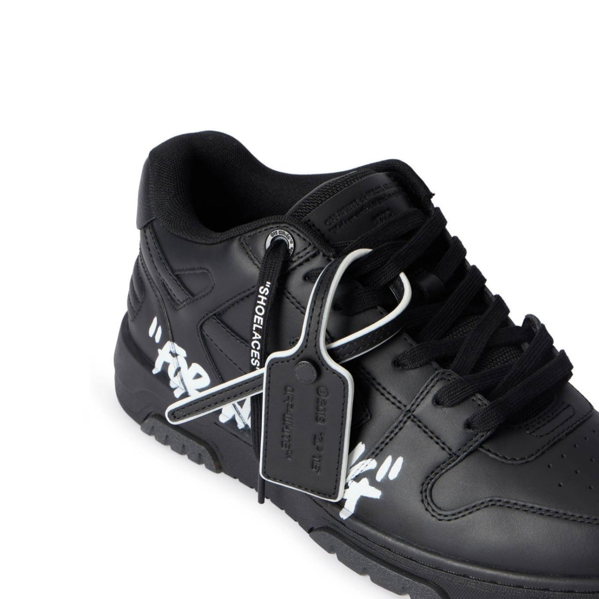 Off-White Black Out Of Office "For Walking" Sneakers