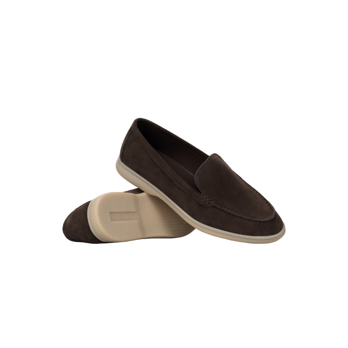 Loro piana summer Walk suede loafers in Brown