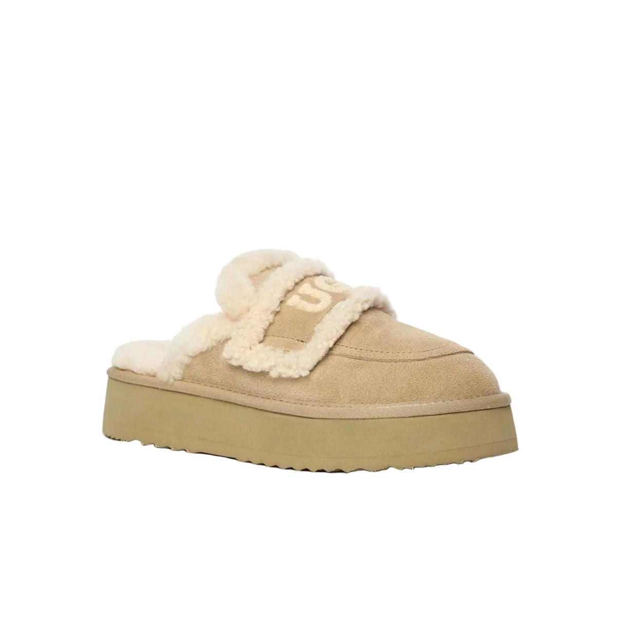 Ugg Violet Shearling Platform Slipper