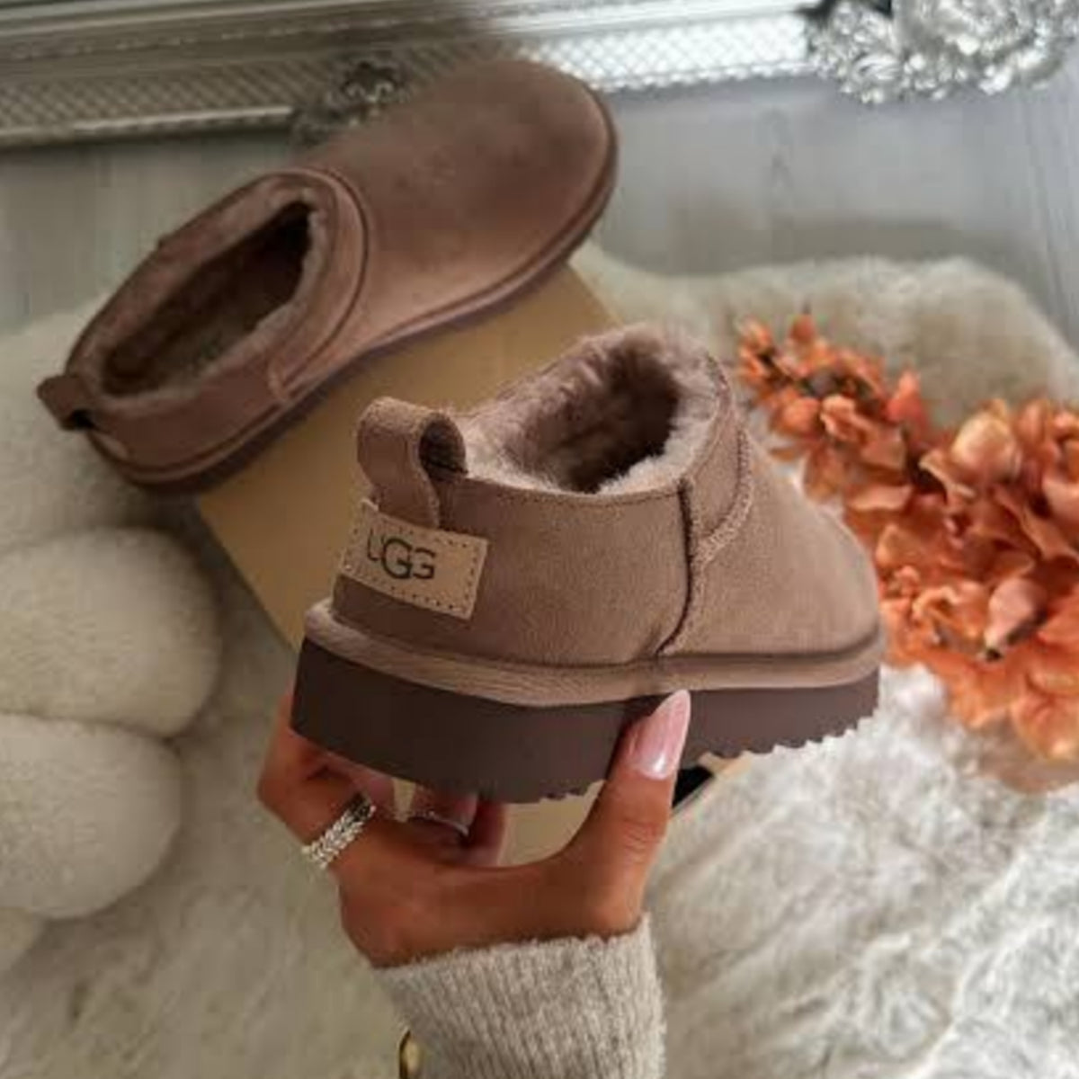 UGG Micro Rocky Oak boots