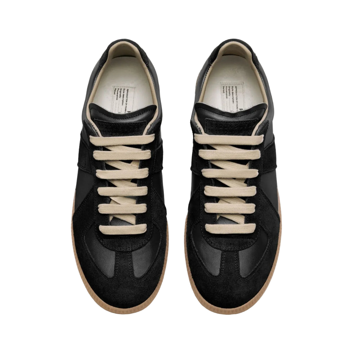 Maison Margiela - Replica leather and suede sneakers