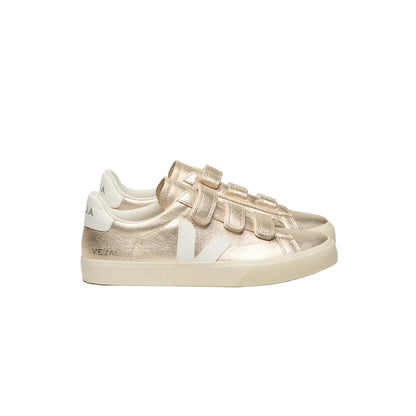 veja RECIFE LEATHER PLATINE WHITE